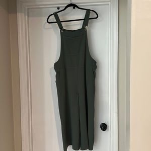 Army green overalls